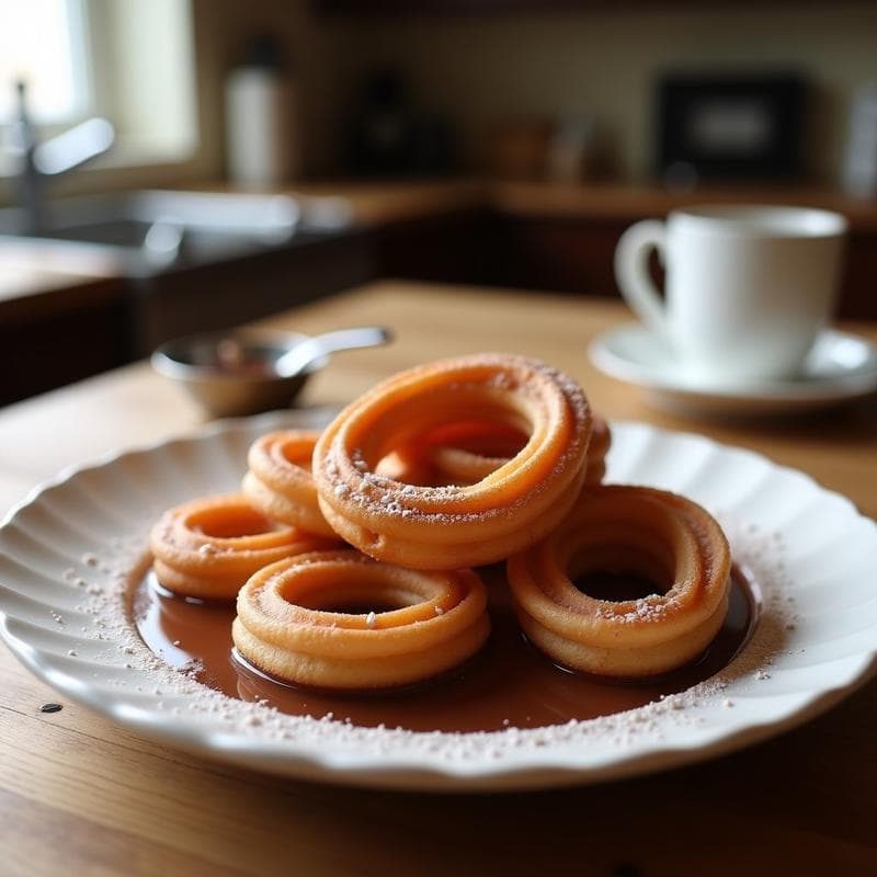 Churros de Harina de Almendra: Postre Keto Sin Gluten con Chocolate Negro