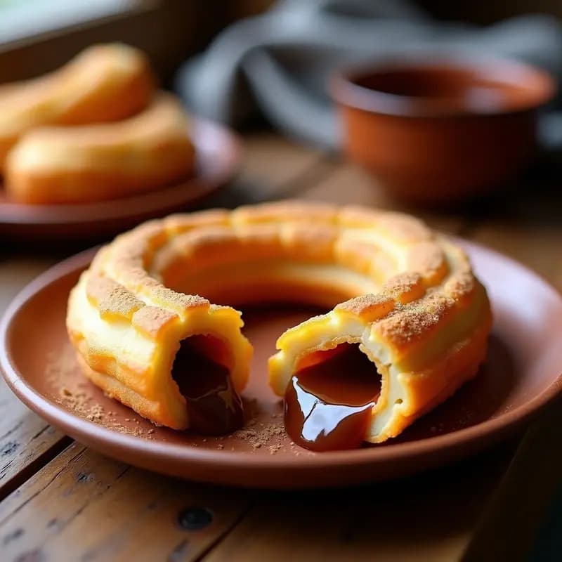 Churros de Harina de Almendra Rellenos de Cajeta: Receta Mexicana Keto