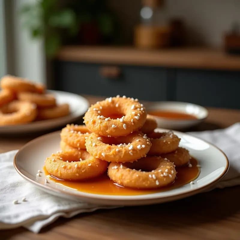 Churros de Harina de Coco con Salsa de Caramelo Salado: Postre Mexicano Keto