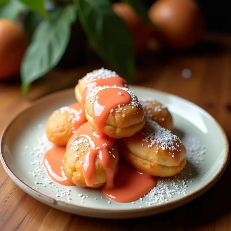Churros Colombianos de Harina de Coco con Salsa de Guayaba: Desayuno Sin Gluten
