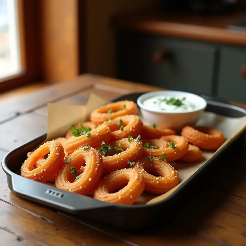 Churros de Harina de Garbanzo Salados: Aperitivo Crujiente con Especias al Horno