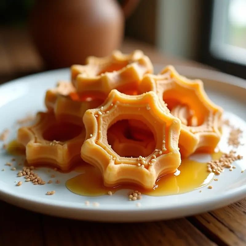 Churros de Harina de Garbanzo con Miel: Desayuno Sin Gluten y Alto en Proteína