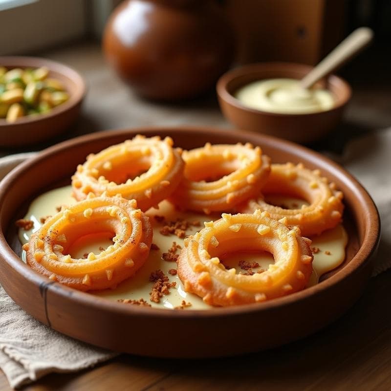 Churros de Harina de Garbanzo con Salsa de Tahini y Miel: Postre Sirio Sin Gluten