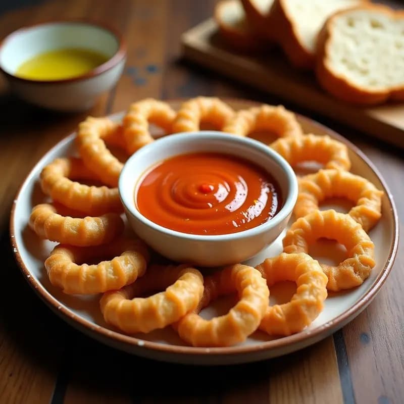 Churros con Porra Antequerana: Receta de Desayuno Tradicional con Salsa de Tomate y Pan