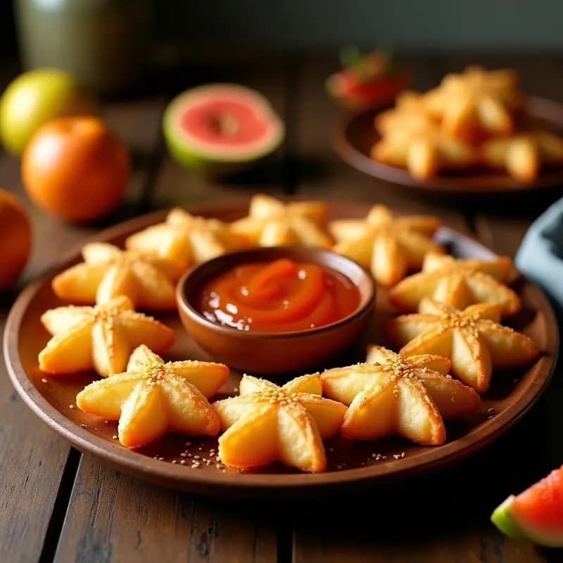 Churros de Queso Paraguayos: Aperitivo Crujiente en Airfryer con Mermelada de Guayaba