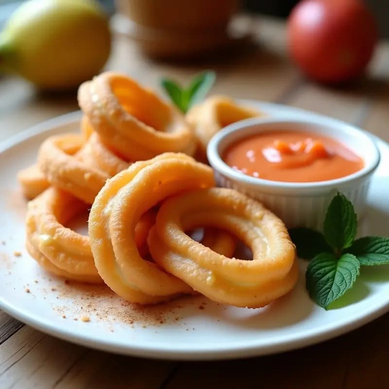 Churros de Queso con Salsa de Guayaba: Postre Español Keto y Sin Azúcar