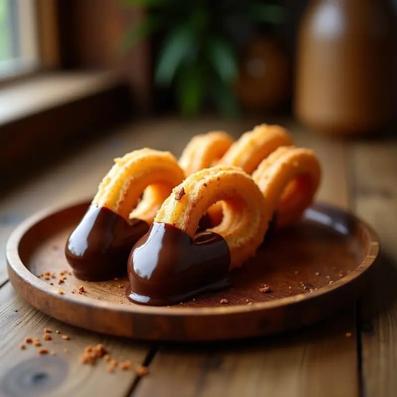 Churros de Quinoa con Baño de Chocolate 100% Cacao: Snack Keto y Sin Azúcar