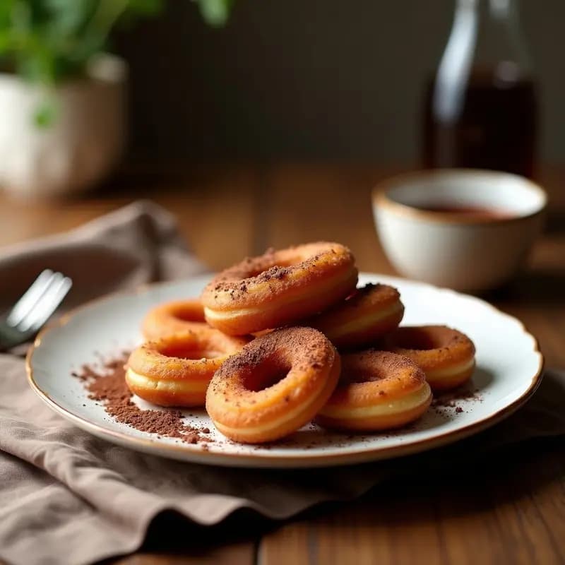 Churros de Quinoa con Chocolate Caliente Sin Azúcar: Postre Mexicano Fitness