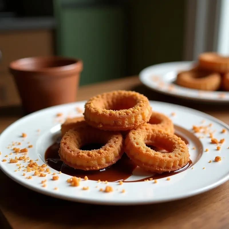 Churros de Quinoa con Chocolate Caliente Especiado: Postre Sin Gluten Alta en Proteína