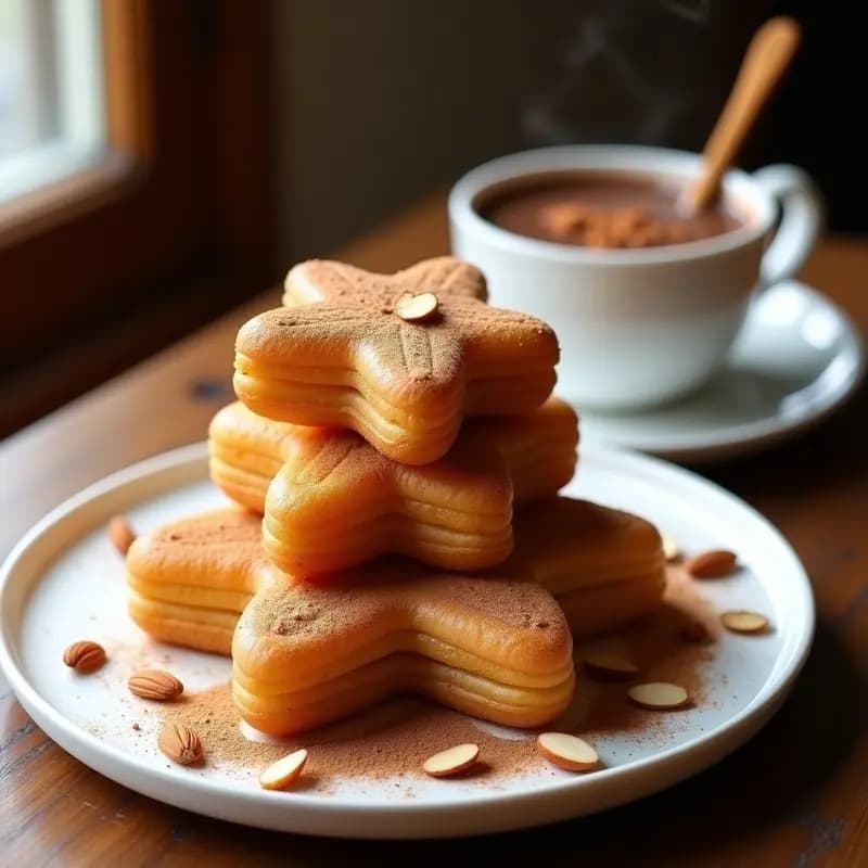 Churros de Quinoa con Chocolate Caliente: Postre Colombiano Sin Harina y Keto