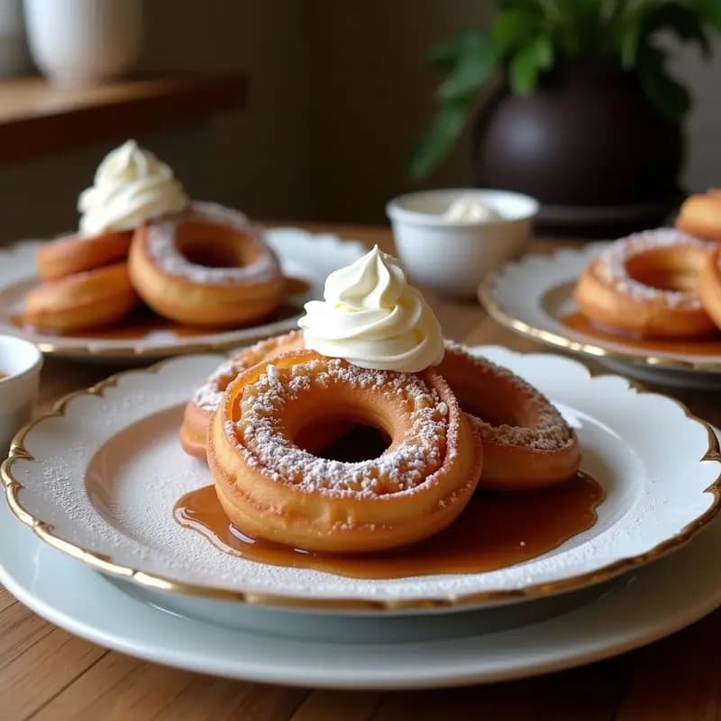 Churros Rellenos de Chocolate y Crema Pastelera: Fritos y Ultra Dulces