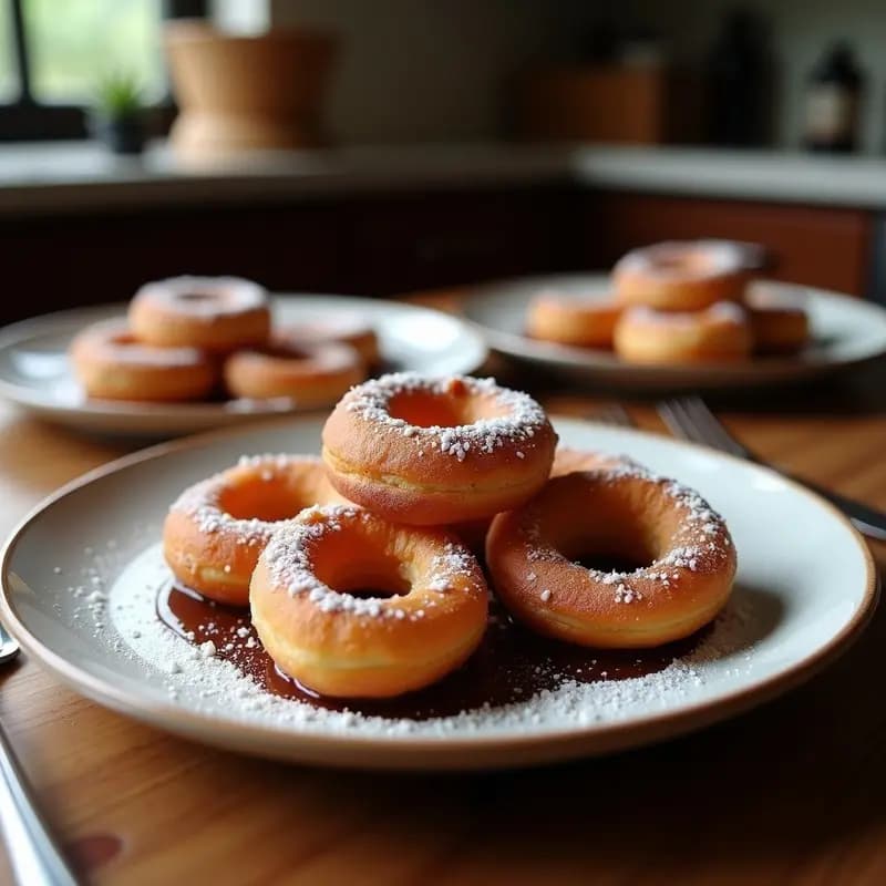 Churros Rellenos de Chocolate vegano y Arequipe: Postre Colombiano sin huevo ni lácteos