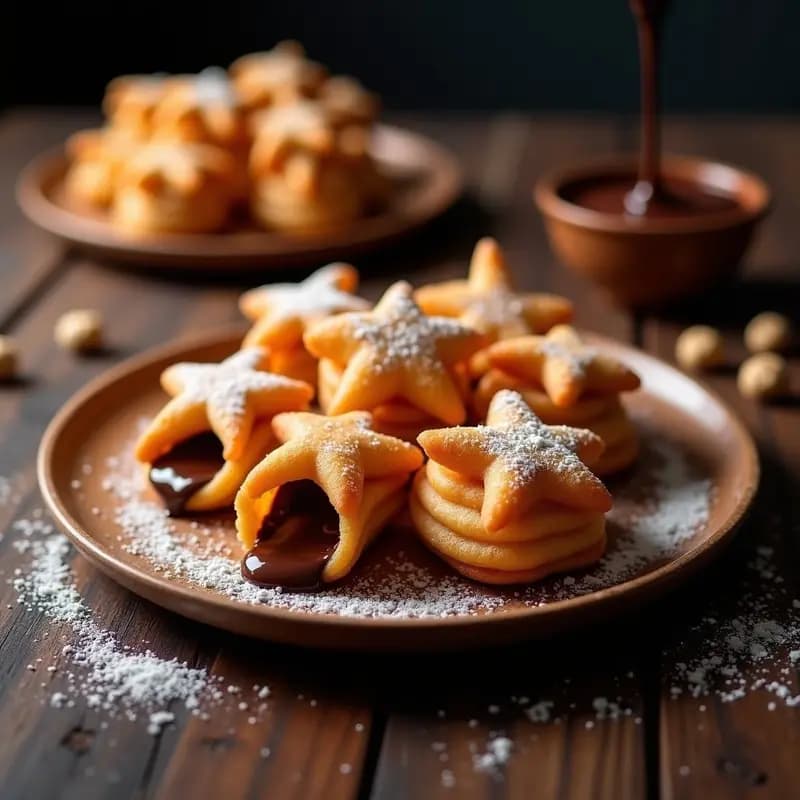 Churros Rellenos de Nutella y Cubiertos de Chocolate: Postre Español para Chocohólicos