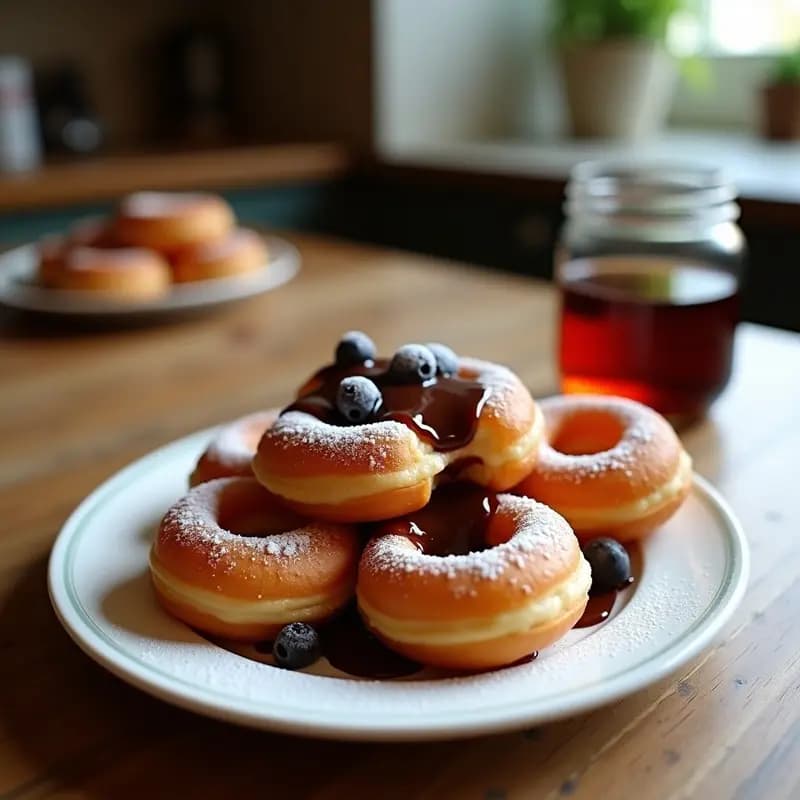 Churros Rellenos de Nutella y Plátano: Postre Español Crujiente y Decadente