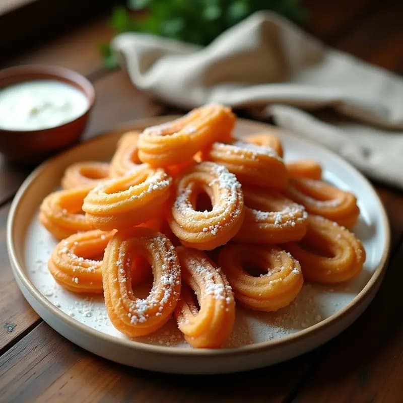 Churros Salados con Queso Manchego: Desayuno o Merienda Original