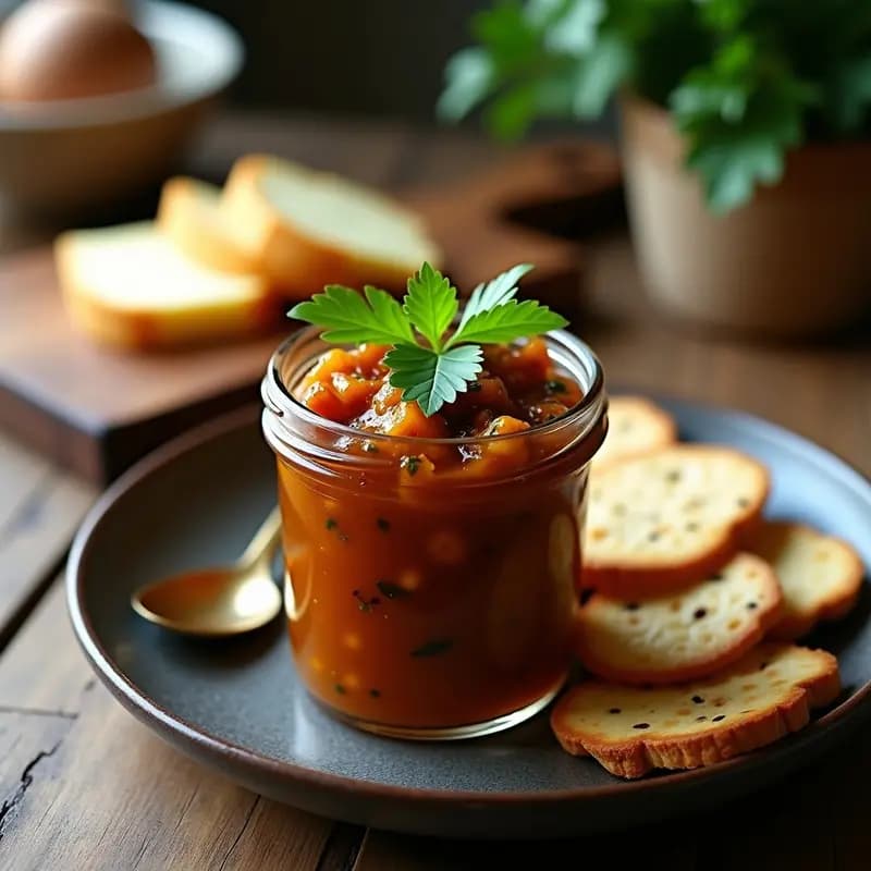 Chutney de Higos y Jengibre con Vinagre de Sidra: Acompañamiento Indio Keto