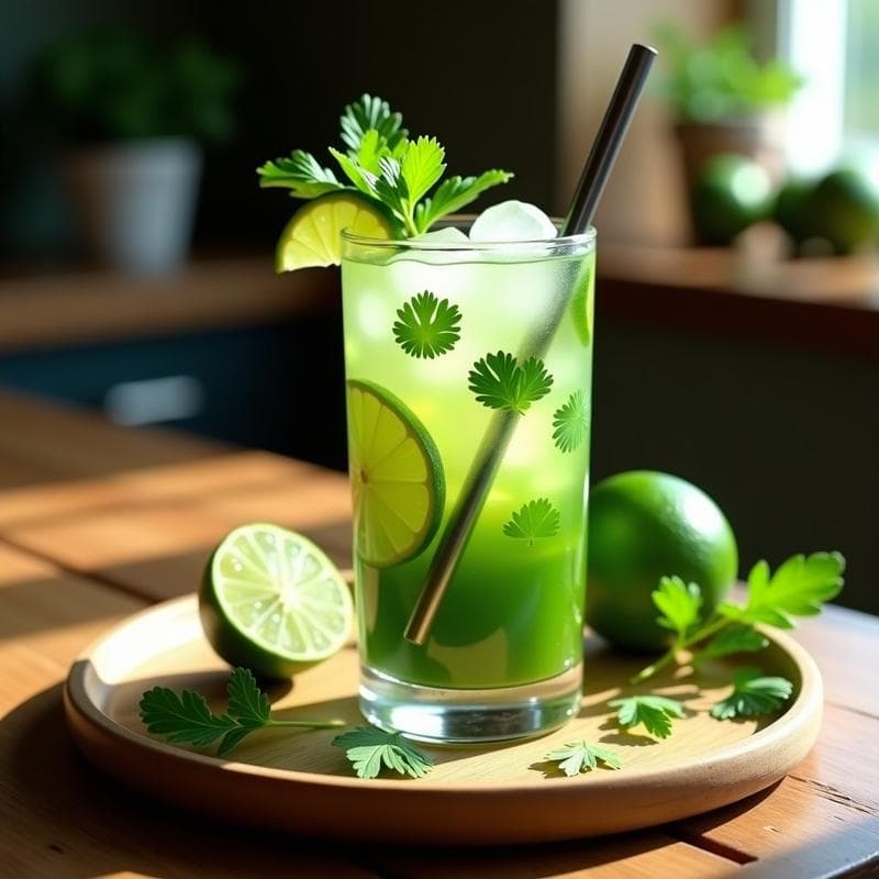 Mojito de Cilantro y Lima: Receta Sin Azúcar y Refrescante para Verano