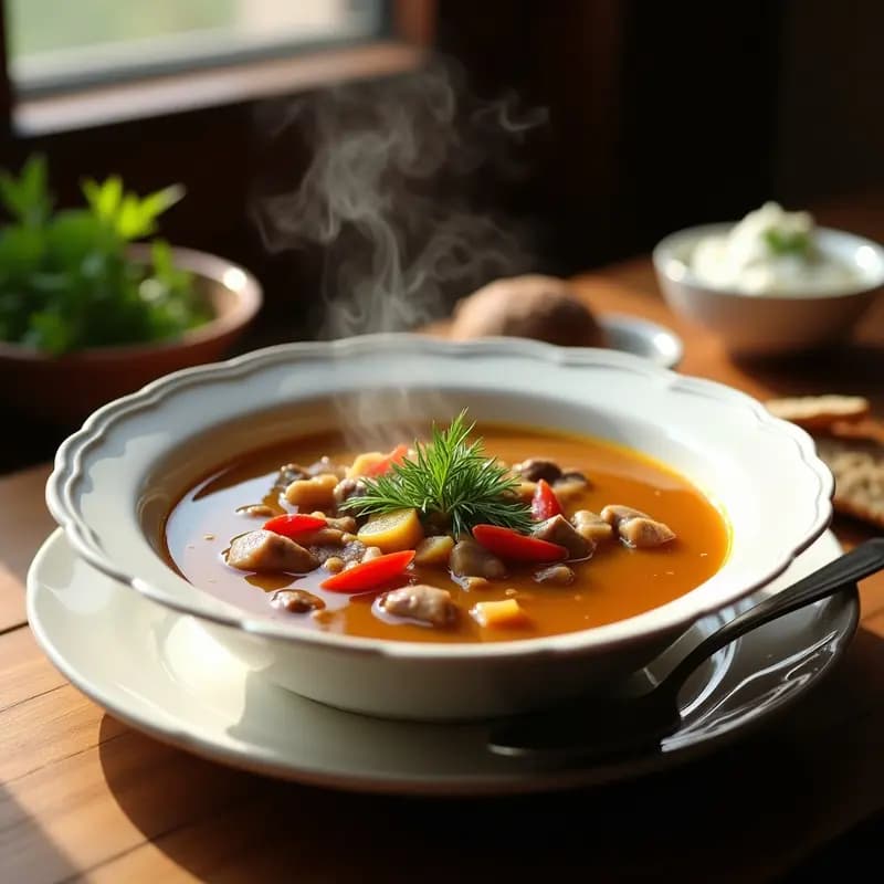 Ciorbă de Burtă Rumana con Caldo de Huesos: Sopa Tradicional Rica en Colágeno y Gelatina