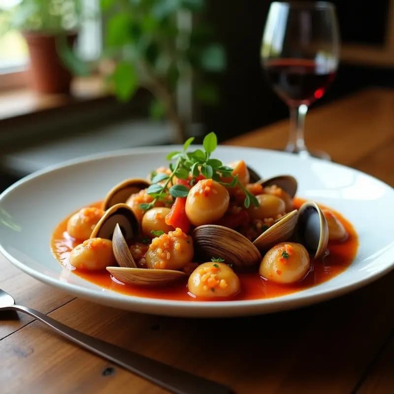Clamaditos a la Diabla: Mariscos en Salsa Picante de Chile de Árbol y Ajo