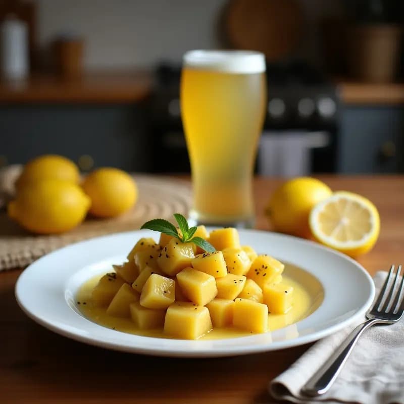 Clara con Limón y Hierbabuena: Cóctel Refrescante Andaluz para el Aperitivo