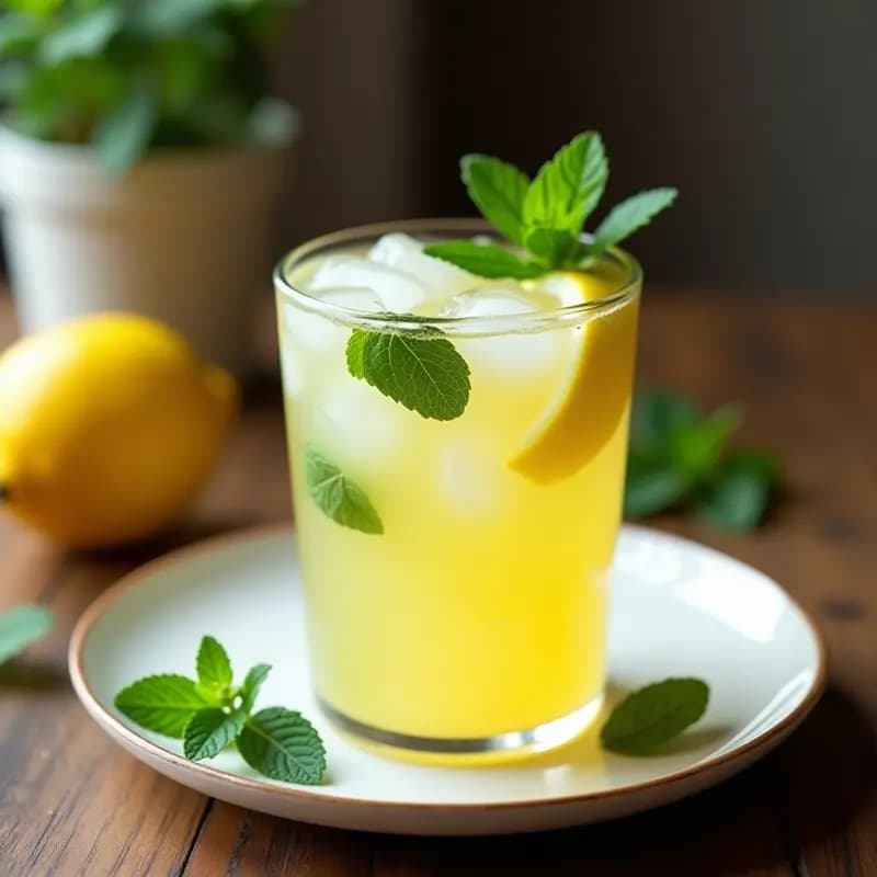 Clara con Limón y Menta Fresca: Cóctel Español Ligero y Refrescante