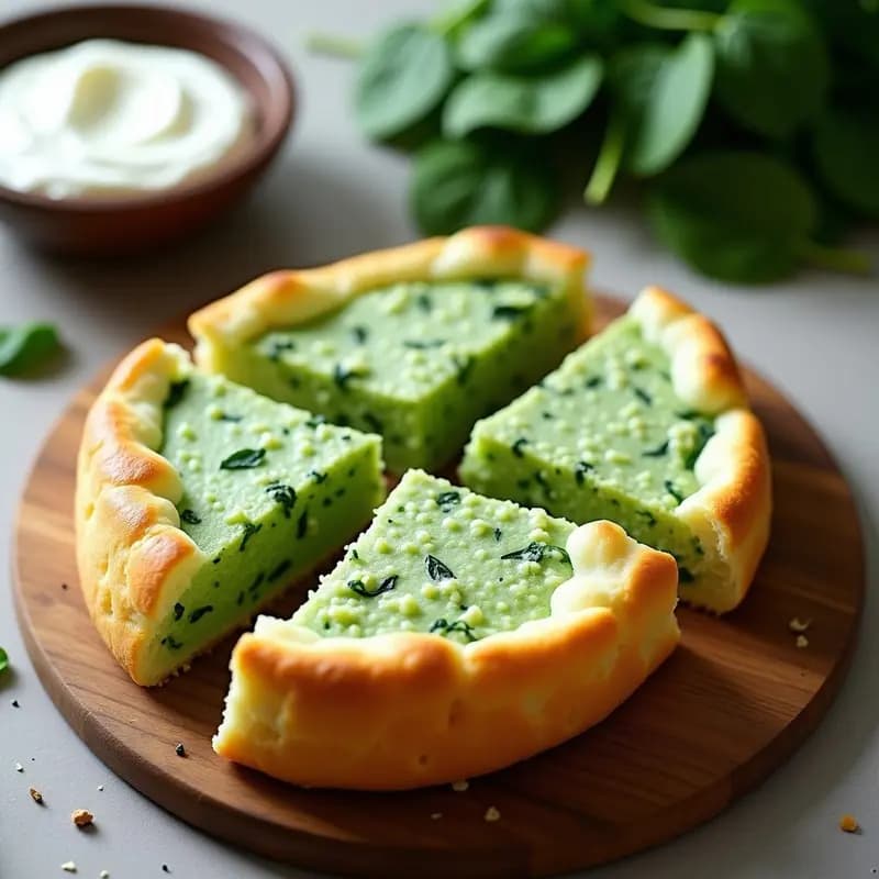 Cloud Bread de Espinacas y Queso Crema: Pan Vegano Sin Harina en 5 Ingredientes