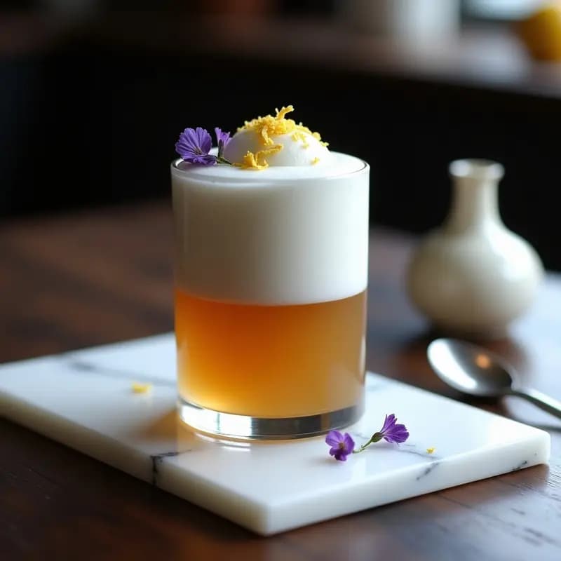 Could of Milk de Té Earl Grey: Postre Británico vegano con espuma de leche de soja