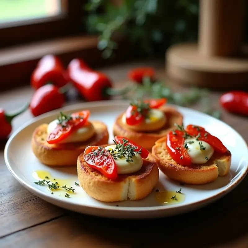 Cocas de Recapte con Anchoas y Pimientos: Receta Catalana de Pan Crujiente