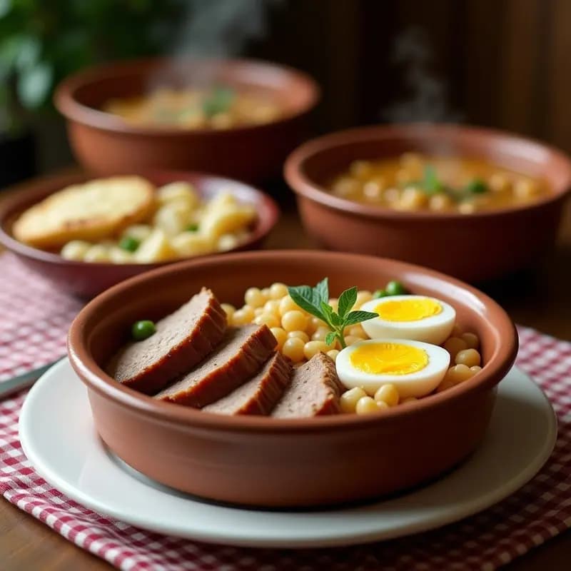Cocido Madrileño Completo: Receta de Dos Volteos con Garbanzos, Carne y Verduras