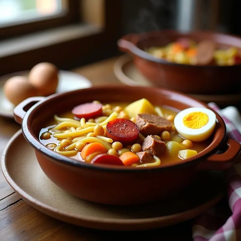 Cocido madrileño: Receta de invierno en olla express en 1 hora