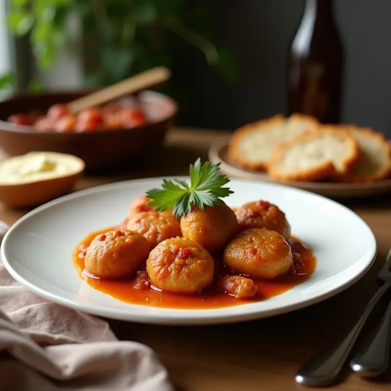 Cocido Madrileño en Versión Simplificada: Receta de Olla con Pelotas de Carne