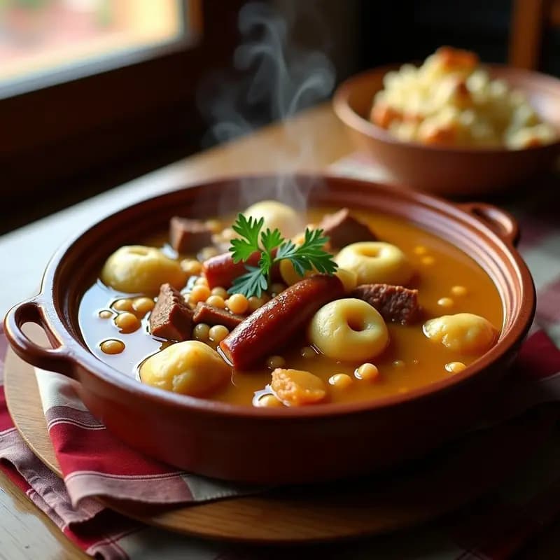 Cocido Madrileño con Pelotas de Pan y Repollo: Receta de Invierno en 3 Horas