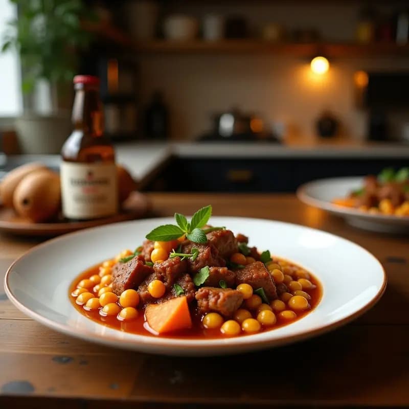 Cocido Madrileño Simplificado: Receta de un Solo Pote con Garbanzos, Verduras y Carne