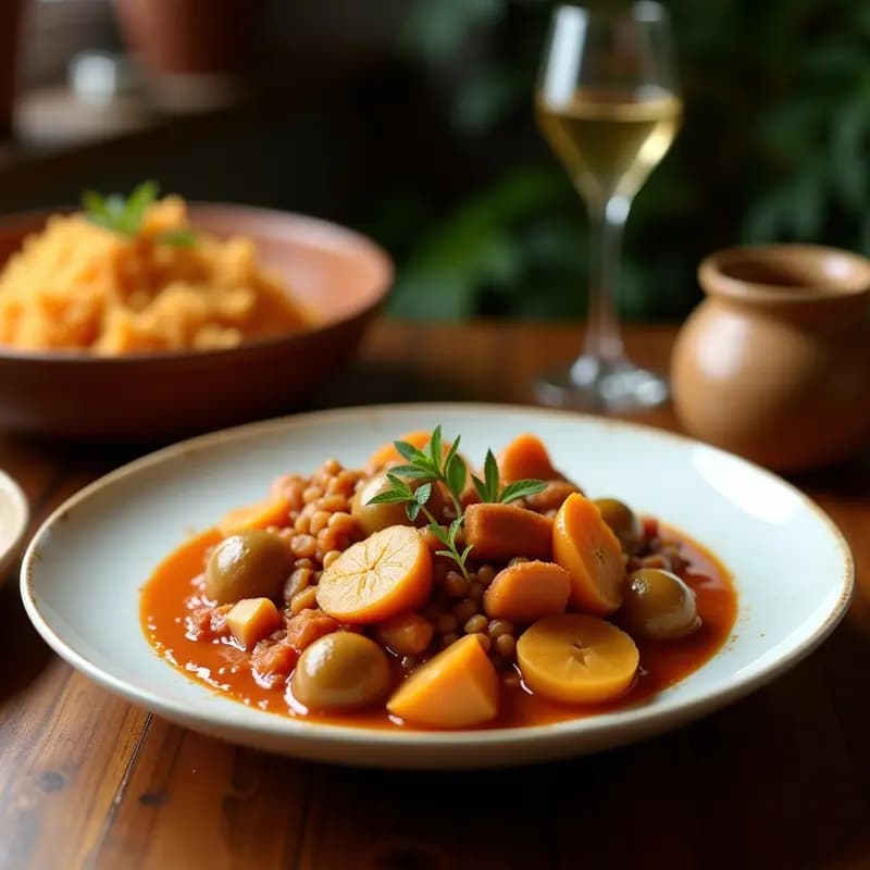 Cocido Montañés con Alubias y Compango: Receta Contundente de Cantabria en Olla a Presión