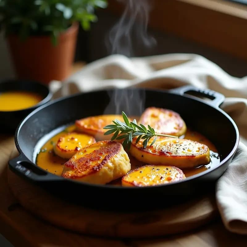 Coin de Pollo a la Mostaza y Miel: Receta Francesa en Sartén con Toque Gourmet
