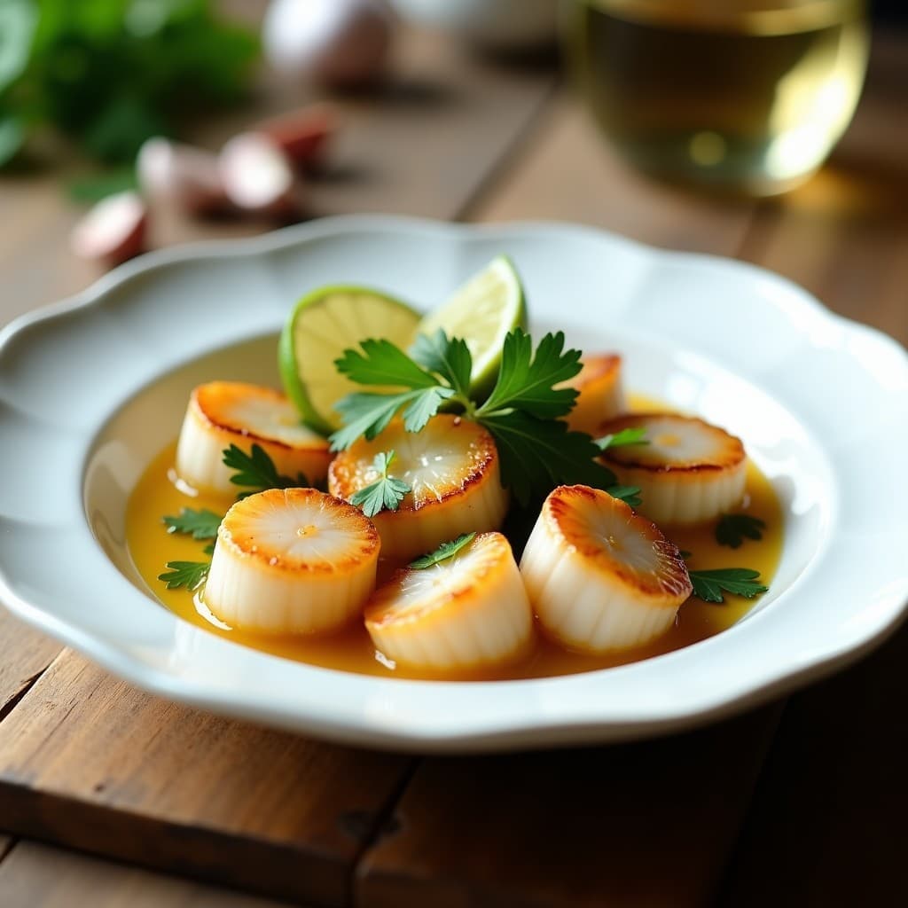 Concha de Abanico al Ajillo con Vino Blanco: Receta Peruana en Thermomix con Toque Gourmet