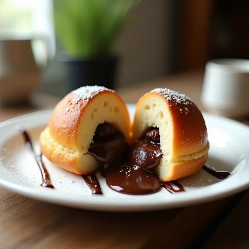 Concha de Pan Francés con Chocolate y Plátano: Desayuno Dulce en Airfryer