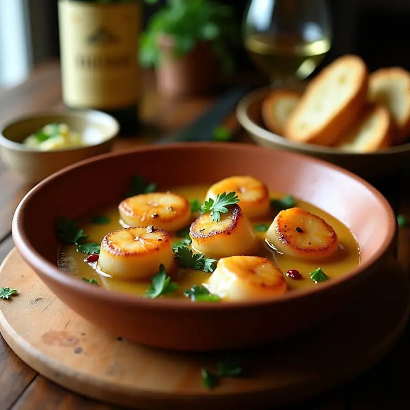Conchas al Ajillo con Vino Blanco: Receta Española Rápida y Alta en Proteína