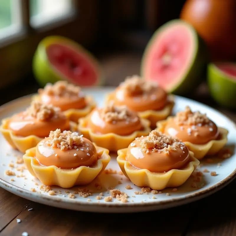 Conchas de Canutillo Rellenas de Crema de Guayaba: Postre Mexicano Vintage Sin Horno