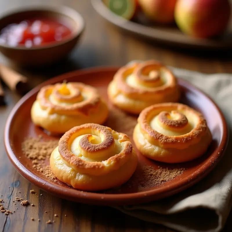 Conchas a la Vincente: Pastelitos Mexicanos Rellenos de Queso y Guayaba en Airfryer