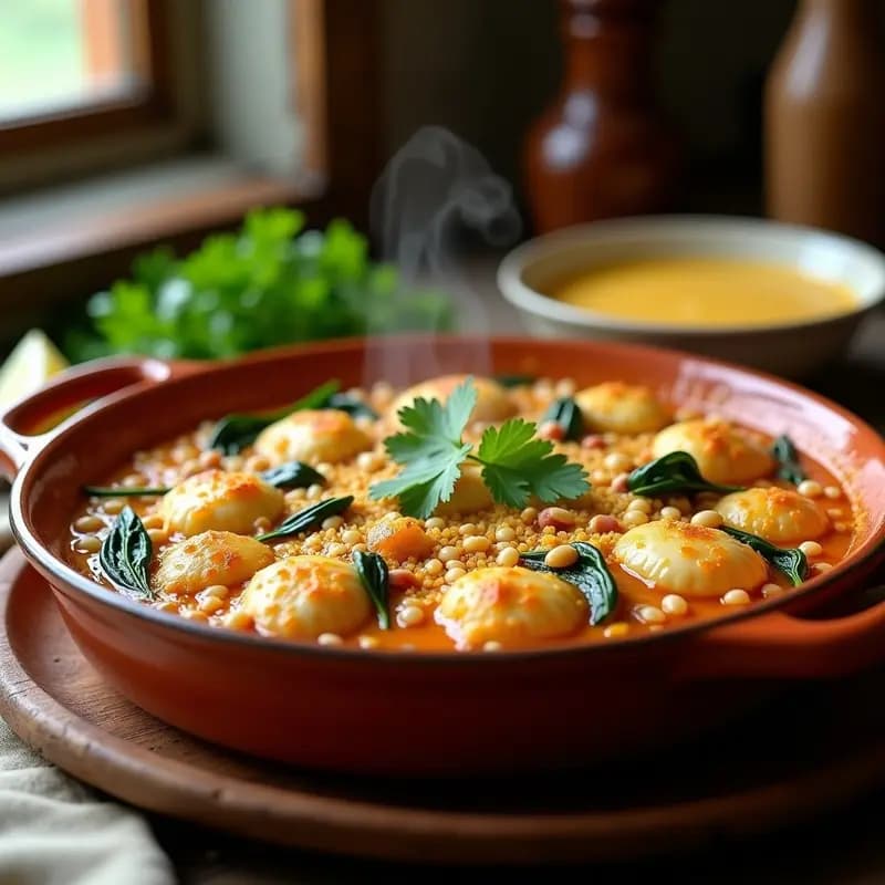 Conchitas a la Parmesana con Espinacas y Piñones: Receta Mexicana de Mariscos Alta en Calcio