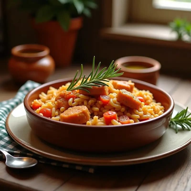 Conejo con Arroz y Tomate: Receta de Caza Tradicional en Olla Rápida