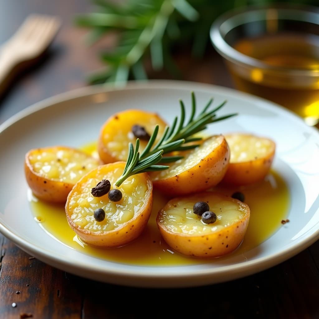 Confit de Patatas Camperas con Romero y Aceite de Oliva Virgen: Receta Española en Olla Lenta Keto