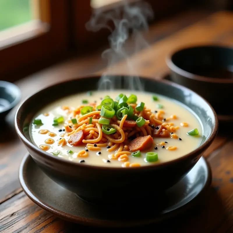 Congee de Jengibre y Pollo de Seitan: Receta China Reconfortante y Alta en Proteína