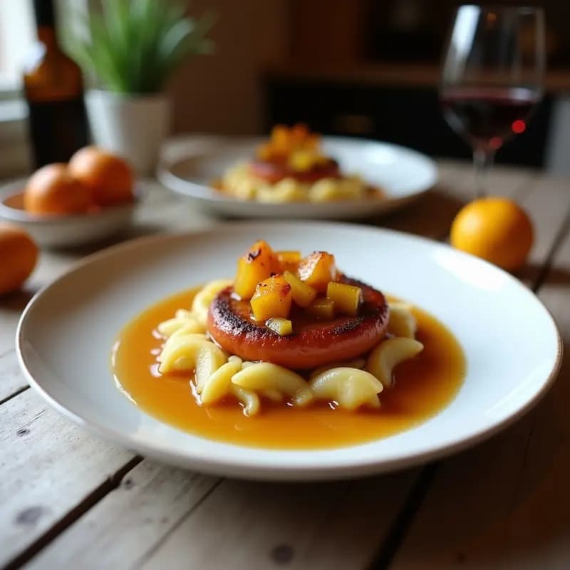 Cono de Morcilla de Cebolla y Manzana: Entrante Castellano con Toque Dulce