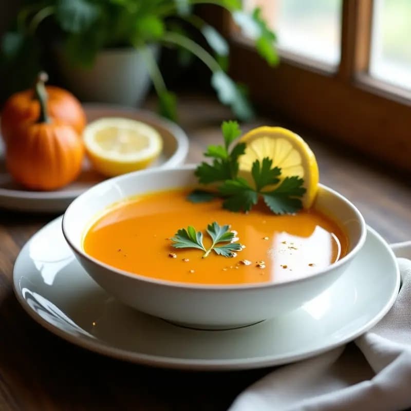 Consomé de Calabaza y Jengibre: Receta Antiinflamatoria en 25 Minutos para Fortalecer Defensas