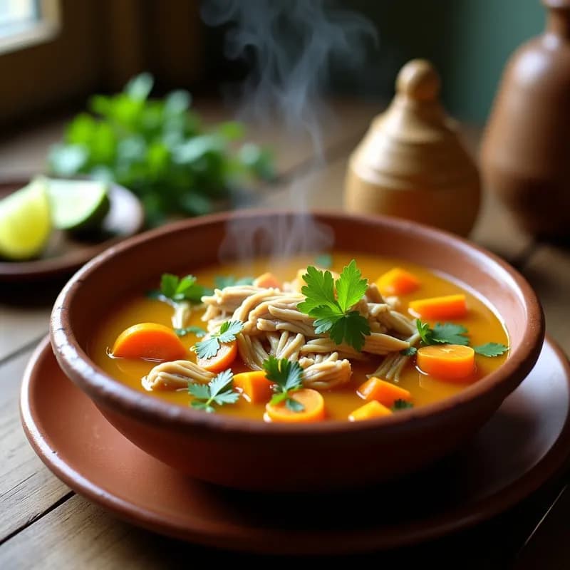 Consomé Mexicano Tradicional: Receta Casera con Pollo y Epazote en 1 Hora