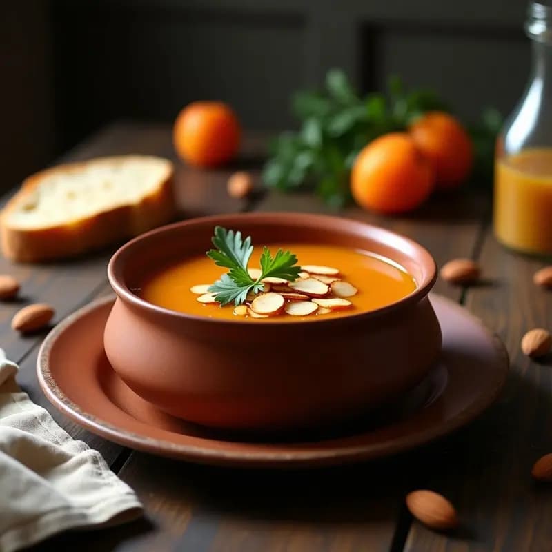 Consomé de Orejones y Almendras: Receta de Invierno Tradicional en 30 Minutos