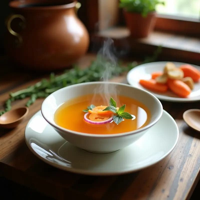 Consomé de Poleo Serrano: Receta Tradicional de Abuela para el Resfriado