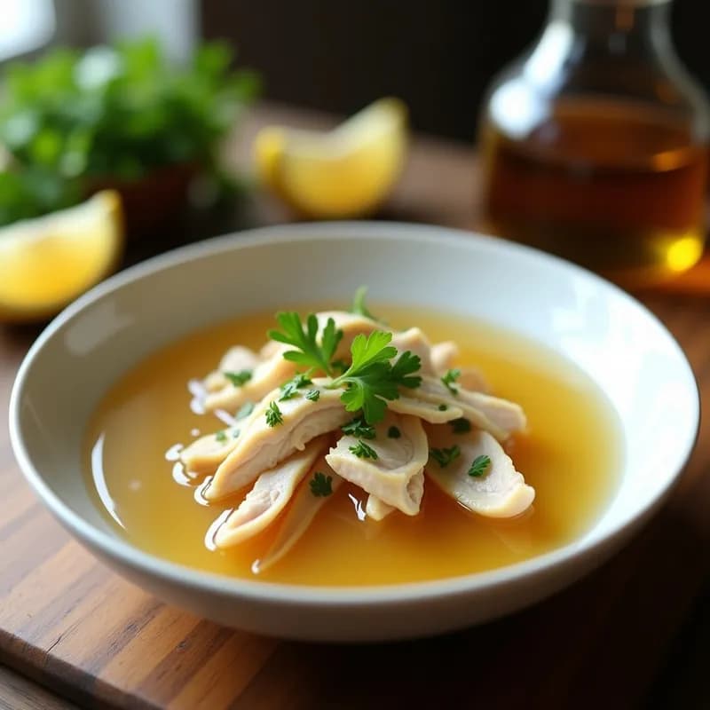Consomé de Pollo con Jengibre: Receta en Olla Express y Ultra Nutritiva